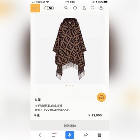 Ограниченная серия плащей с капюшоном от Fendi. Этот плащ FF явля