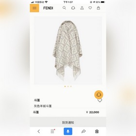 Ограниченная серия плащей с капюшоном от Fendi. Этот плащ FF явля