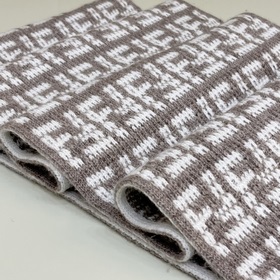 FENDI контрастные буквы 30*176 см, 100% шерсть Шарф из мягкого к