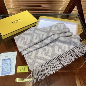 FEND* Fendi шарф FF из кашемира, мужской и женский, с принтом бук