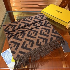 FEND*Fendi шарф FF из кашемира, мужской и женский, с принтом букв