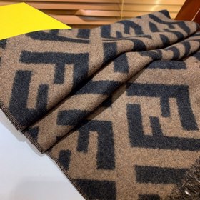 FEND*Fendi шарф FF из кашемира, мужской и женский, с принтом букв