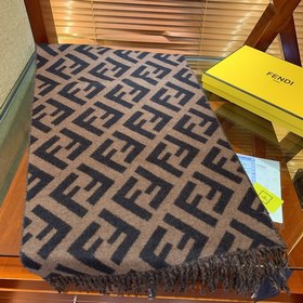 FEND*Fendi шарф FF из кашемира, мужской и женский, с принтом букв