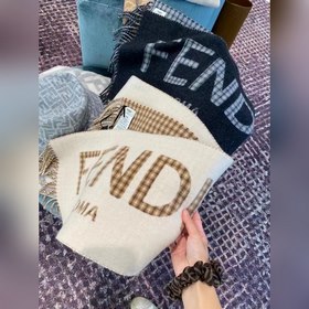 Новая модель Fendi, двусторонняя шарф-хомут для мужчин и женщин. 