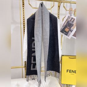 Новая модель Fendi, двусторонняя шарф-хомут для мужчин и женщин. 