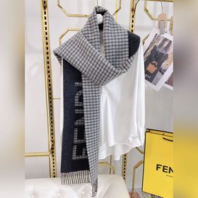 Новая модель Fendi, двусторонняя шарф-хомут для мужчин и женщин. 