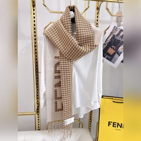 Новая модель Fendi, двусторонняя шарф-хомут для мужчин и женщин. 