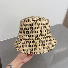 FD Fendi, новая модель шляпы-панамы, шляпа-рыбачка, высококачеств
