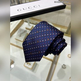 【GG цветочный узор и галстук в горошек】 Мужской галстук, редко ис