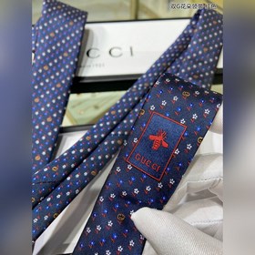 【GG цветочный узор и галстук в горошек】 Мужской галстук, редко ис