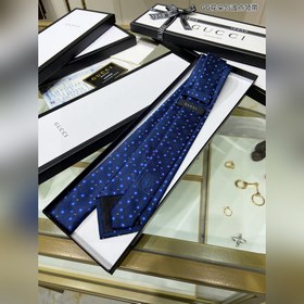 【GG цветочный узор и галстук в горошек】 Мужской галстук, редко ис
