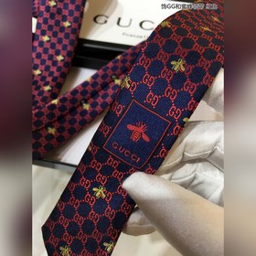 Мужской галстук [Галстук с GG и пчелами] Редкий выбор с классичес