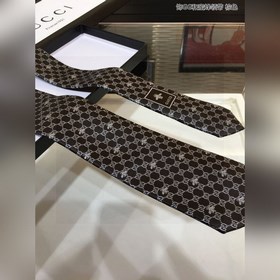 Мужской галстук [Галстук с GG и пчелами] Редкий выбор с классичес