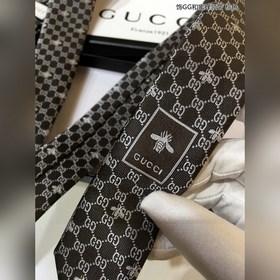 Мужской галстук [Галстук с GG и пчелами] Редкий выбор с классичес
