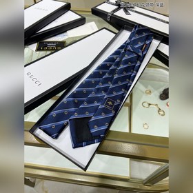 【Галстук с двойным G-образным узором】 Мужской галстук, редко испо