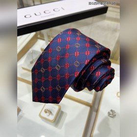 Серия галстуков для мужчин G 【Галстук с двойным G и четырехлистны