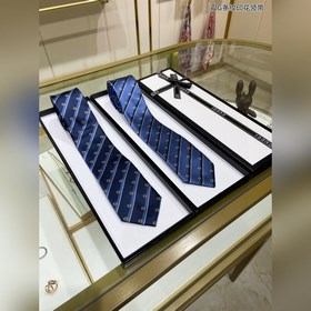 【Галстук с двойным G-образным узором】 Мужской галстук, редко испо