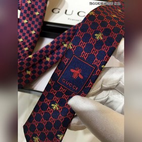 Мужской галстук [Галстук с GG и пчелами] Редкий выбор с классичес
