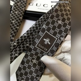 Мужской галстук [Галстук с GG и пчелами] Редкий выбор с классичес