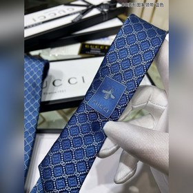 【GG ромбовидный узор галстук】 Мужской галстук, редко используемый