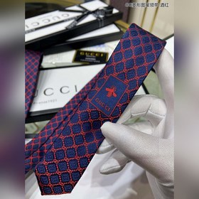 【GG ромбовидный узор галстук】 Мужской галстук, редко используемый