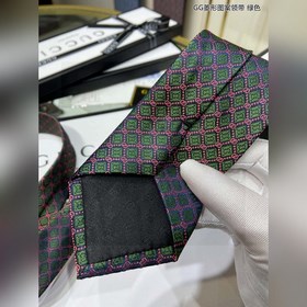 【GG ромбовидный узор галстук】 Мужской галстук, редко используемый