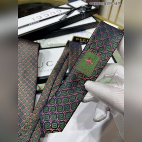 【GG ромбовидный узор галстук】 Мужской галстук, редко используемый