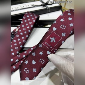 Мужские галстуки 【GG пчелы и звездочки】 Редкий выбор с классическ