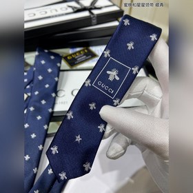 Серия галстуков для мужчин G 【Галстук с пчелами звездами】 Редкий 