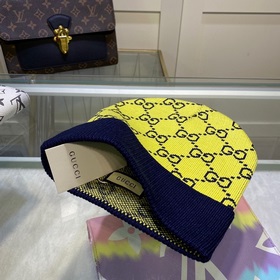 Новейшая шерстяная вязаная шапка GUCCI с официального сайта, точн