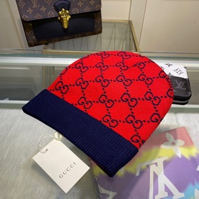 Новейшая шерстяная вязаная шапка GUCCI с официального сайта, точн