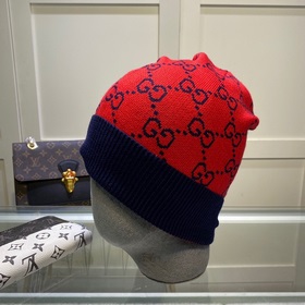 Новейшая шерстяная вязаная шапка GUCCI с официального сайта, точн