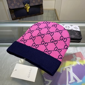 Новейшая шерстяная вязаная шапка GUCCI с официального сайта, точн