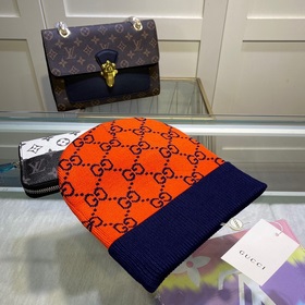 Новейшая шерстяная вязаная шапка GUCCI с официального сайта, точн
