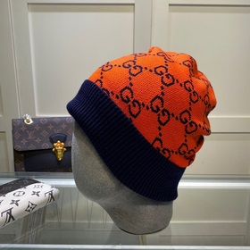 Новейшая шерстяная вязаная шапка GUCCI с официального сайта, точн