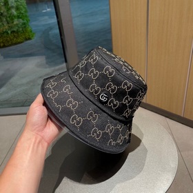 GUCCI 2023 ранневесенняя новинка GG холщовая рыбацкая кепка, нове