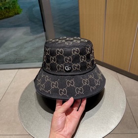 GUCCI 2023 ранневесенняя новинка GG холщовая рыбацкая кепка, нове