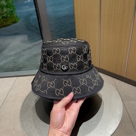 GUCCI 2023 ранневесенняя новинка GG холщовая рыбацкая кепка, нове