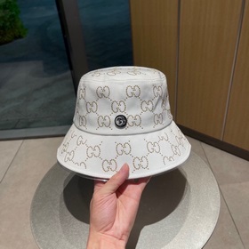 GUCCI 2023 ранневесенняя новинка GG холщовая рыбацкая кепка, нове