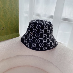 Gucci шерстяная шапка-ушанка, новая модель осени-зимы 2023 года, 
