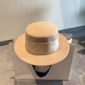 Новая шерстяная шляпа Gucci, шляпа с плоской макушкой, 100% шерст