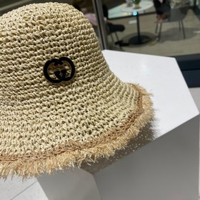 Gucci Ручная работа, шляпа с неровными краями, женская летняя сол