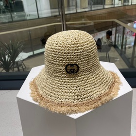 Gucci Ручная работа, шляпа с неровными краями, женская летняя сол