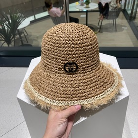 Gucci Ручная работа, шляпа с неровными краями, женская летняя сол