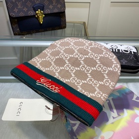 Новейшая шерстяная вязаная шапка GUCCI с официального сайта, точн