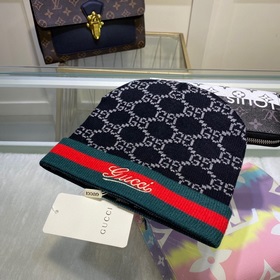 Новейшая шерстяная вязаная шапка GUCCI с официального сайта, точн