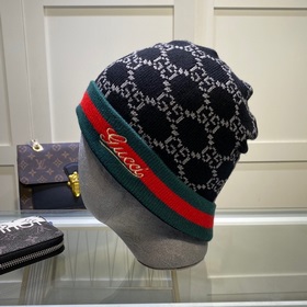 Новейшая шерстяная вязаная шапка GUCCI с официального сайта, точн