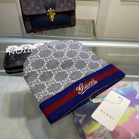Новейшая шерстяная вязаная шапка GUCCI с официального сайта, точн