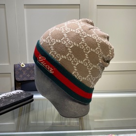 Новейшая шерстяная вязаная шапка GUCCI с официального сайта, точн