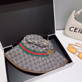 Оригинальное качество GUCCI Гуччи рыбацкая шапка. Новинка на офиц